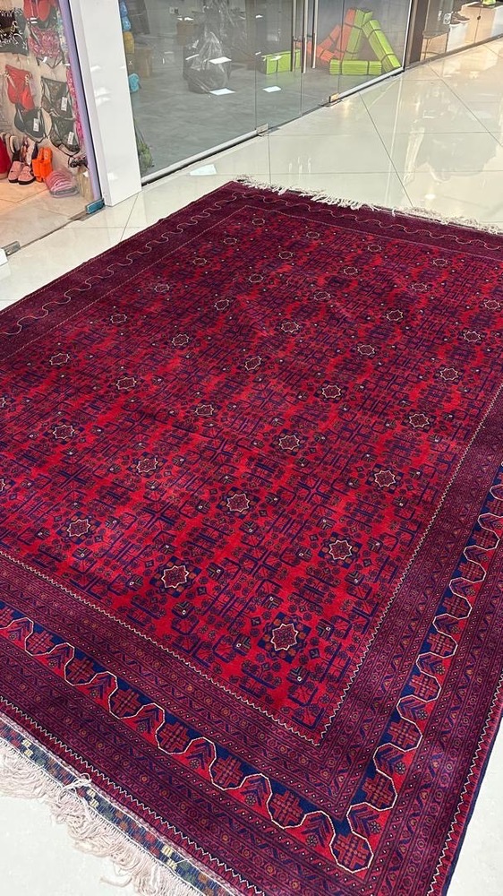 3df3f535-b7fd-47a5-88e6-e7151dc937d8 قالی کرک ستاره ای 369 - Image 1